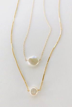 PEARL COIN NECKLACE