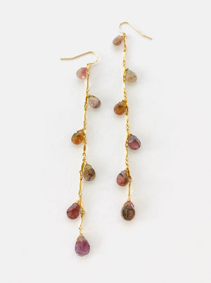 TOURMALINE CHANDELIER EARRINGS
