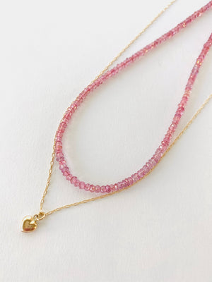 PINK SAPPHIRE NECKLACE