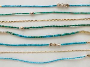 TURQUOISE ANKLETS
