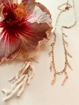 ANGEL CORAL BRANCH NECKLACE