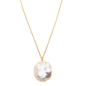 FRESHWATER PEARL SLICE NECKLACE