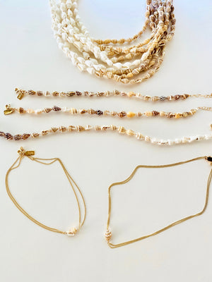 SHELL AND CHAIN CHOKER